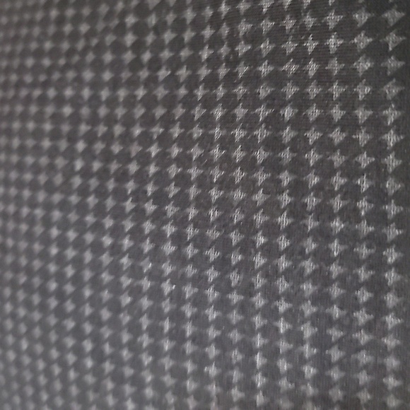 Catherine Malandrino Elegant Black gray patterned stretch pants vegan leather L - Picture 3 of 5